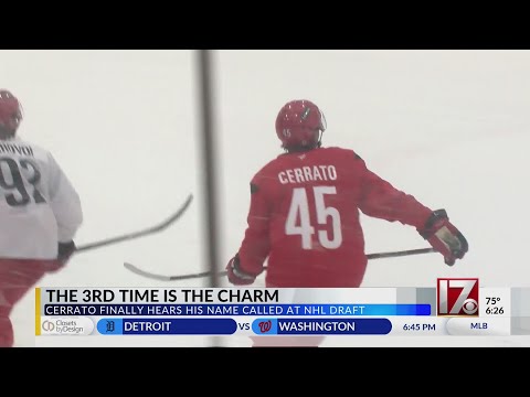 Canes' prospect Cerrato happy to finally get drafted