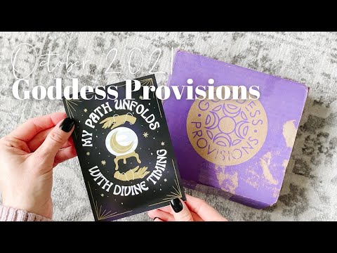 Goddess Provisions Unboxing October 2021