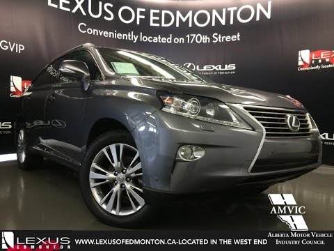 Lexus Certified Pre Owned Grey 2013 RX 350 AWD Ultra Premium Review | Grande Cache Alberta