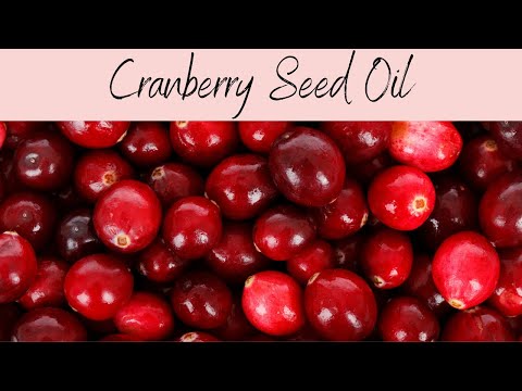 Cranberry Oil, INCI: Vaccinium Macrocarpon Oil. Gamma Tocotrienol Antioxidant Rich, Skin Brightener.