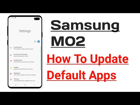 Samsung M02 How To Update Default Apps