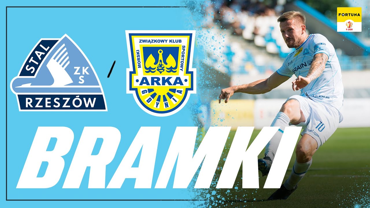 WIDEO: Stal Rzeszów - Arka Gdynia 2-3 [BRAMKI]