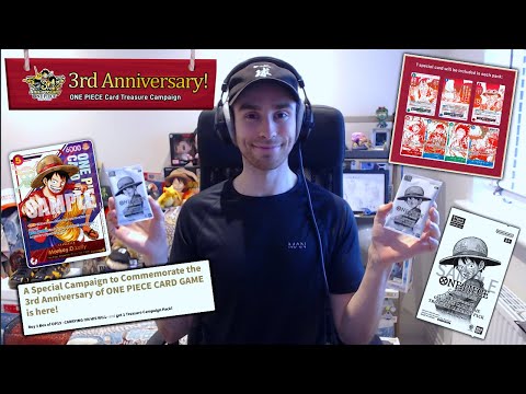 One Piece 3rd Anniversary Treasure Campain Packs!!