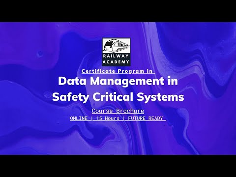 Program Launch and Overview on DATA MANAGEMENT FOR SAFETY CRITICAL SYSTEMS OF RAILWAY and METRO