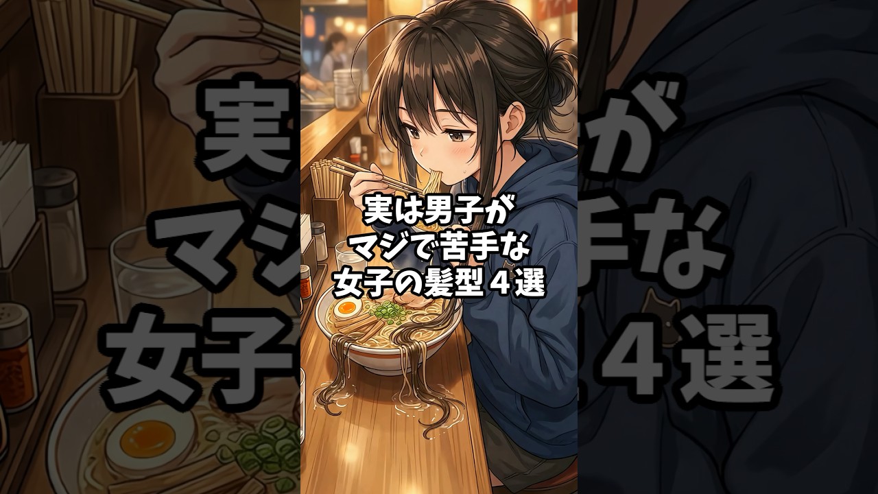 実は男子がマジで苦手な女子の髪型4選#恋愛 #恋愛心理学 #恋愛あるある