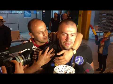 Sosirea echipei Potaissa Turda la aeroport, cu Cupa Challenge (21.05.2018)