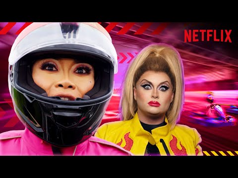 Drag Queens Jujubee and Cheryl Hole Become F1 Racing Drivers | Netflix