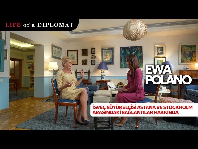 İsveç büyükelçisi Astana ve Stockholm arasındaki bağlantılar hakkında