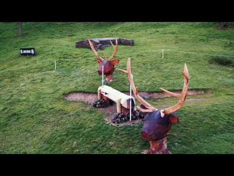 Cross Country Course Flyover from Chatsworth House 2017 Event Rider Masters