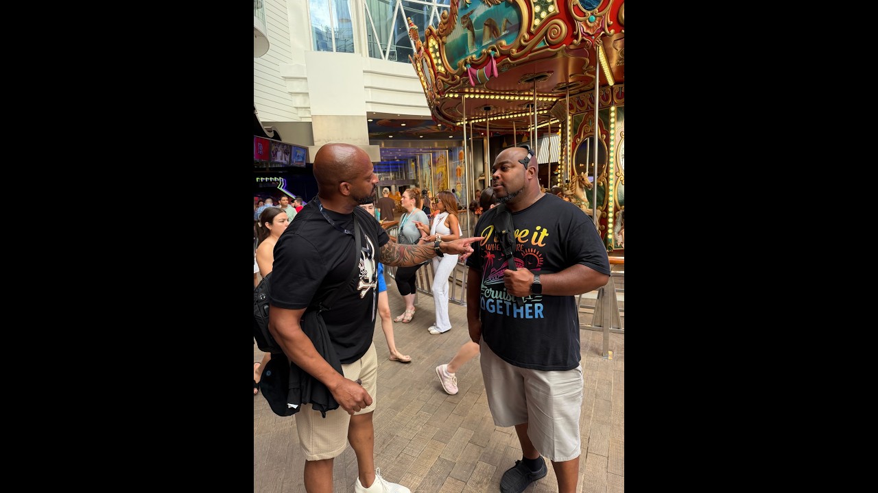 Larry confronts Purnell for bringing Jade on the trip