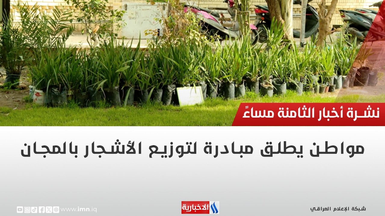 فيديو | مواطن يطلق مبادرة لتوزيع الأشجار بالمجان | تقرير شروق الغانم
