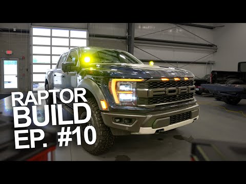 Baja Designs + SDHQ Raptor A-Pillar Light Mounts! // 2023 Raptor Build Ep.10