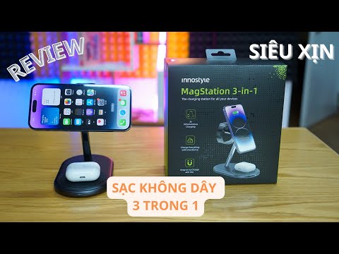 Đế Sạc Innostyle Magstation 3-In-1 For Iphone , Apple Watch , Airpods