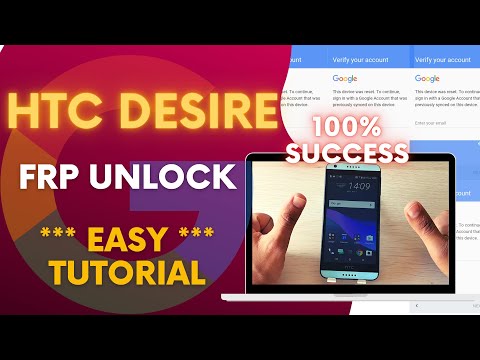 Bypass Google Account HTC Desire FRP Unlock