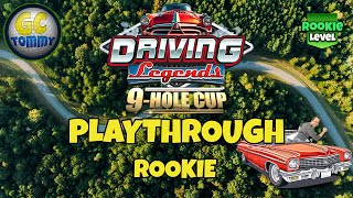 ROOKIE Playthrough, Hole 1-9 - Driving Legends 9-hole cup! *Golf Clash Guide*
