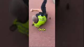 Cop Slide of Shame: Massachusetts Officer Takes a Tumble