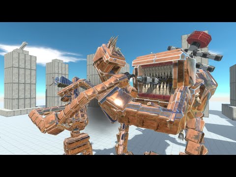 MEGAHORN VS SIREN HEAD & GREAT MOTHER MEGAPHONE - Animal Revolt Battle Simulator