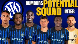Inter Milan Potential Squad 2026 | Inter Milan Squad Based on Latest Transfer Rumours