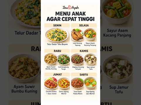 Menu Ini Bisa Mendukung Pertumbuhan Anak, tetapi Tidak Menjamin Cepat Tinggi #ibudanayah