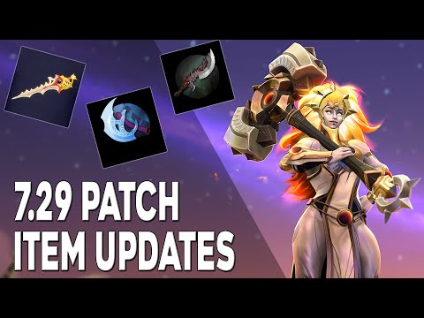 7.29 PATCH UPDATE Dota 2 - ALL REWORKED ITEMS PREVIEW (including Neutral Items)