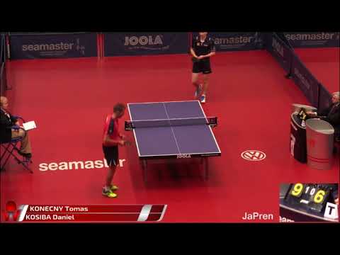 Table Tennish | Tomas KONECNY Vs Daniel KOSIBA | Hungarian Open 2018 | Qualifying
