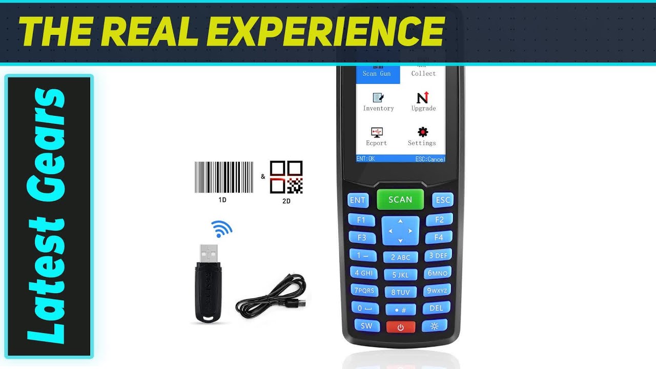 JRHC 1D 2D Wireless Barcode Scanner: Best Portable Inventory Device!