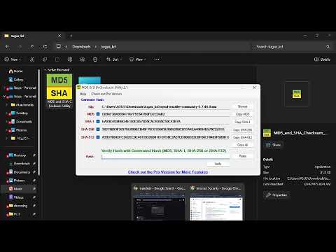CEK INTEGRITY WITH MD5 CHECKSUM
