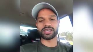 Delhi Capitals Team Captain Shikhar Dhawan Selfie Video - गब्बर आ रहा है एक नए अवतार में !