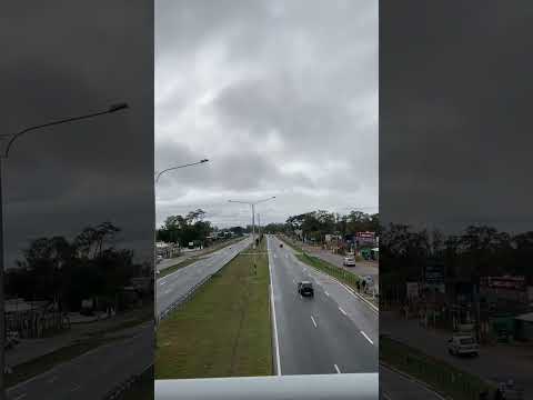 Ruta interbanaria general líber Seregni, atlántida canelones Uruguay. 15.3.2023