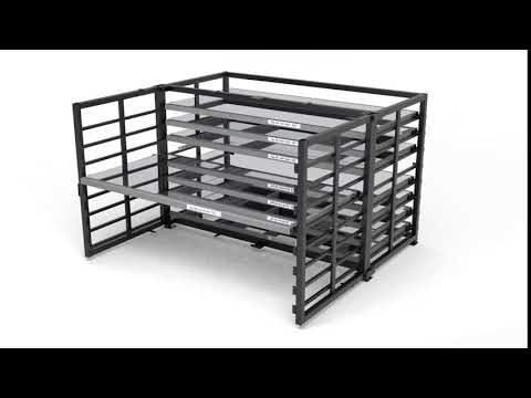 Sheet Metal Storage Rack 3D Preview - Products from RMS