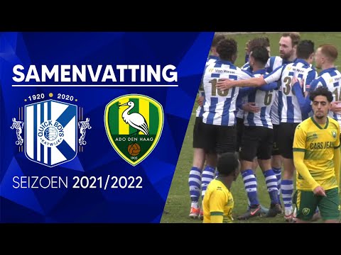 Samenvatting Quick Boys - Jong ADO Den Haag (Oefenwedstrijd)