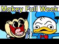 Friday Night Funkin VS Mokey Grooby FULL WEEK FNF Mod Sr Pelo Mokey S Show