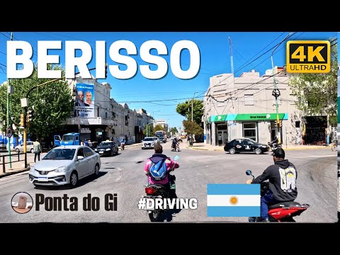 ENCANTADORA CIUDAD de BERISSO 4k - histórica y célebre CALLE NUEVA YORK - ARGENTINA  #driving 2025
