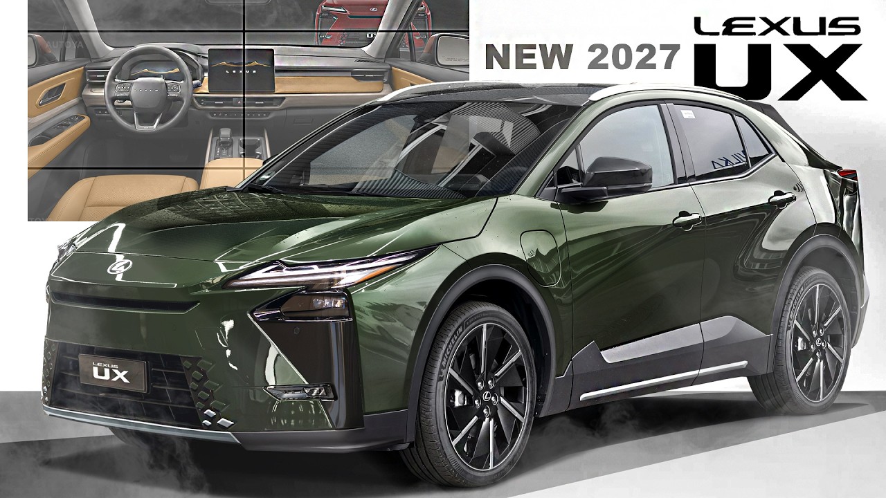 All-New Second-Gen 2028 Lexus UX Subcompact CUV Shines Brightly in