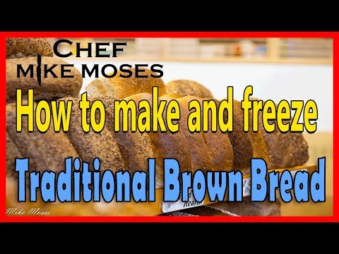 Maritime Oatmeal Brown Bread - How to make and freeze this hearty bread