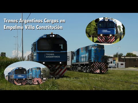 Trenes Argentinos Cargas en Empalme Villa Constitución. (0751) 3-12-2025