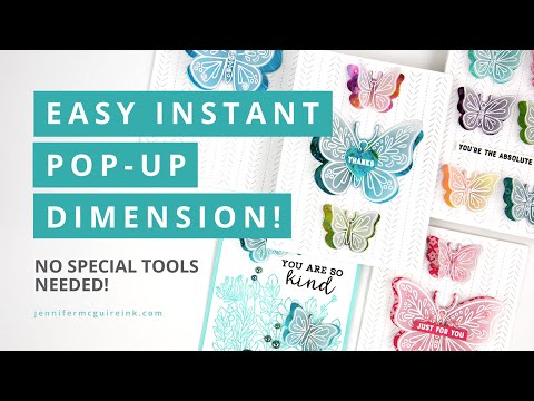 Easy INSTANT Pop-Up Dimension! (+ Use Up Your Scraps)