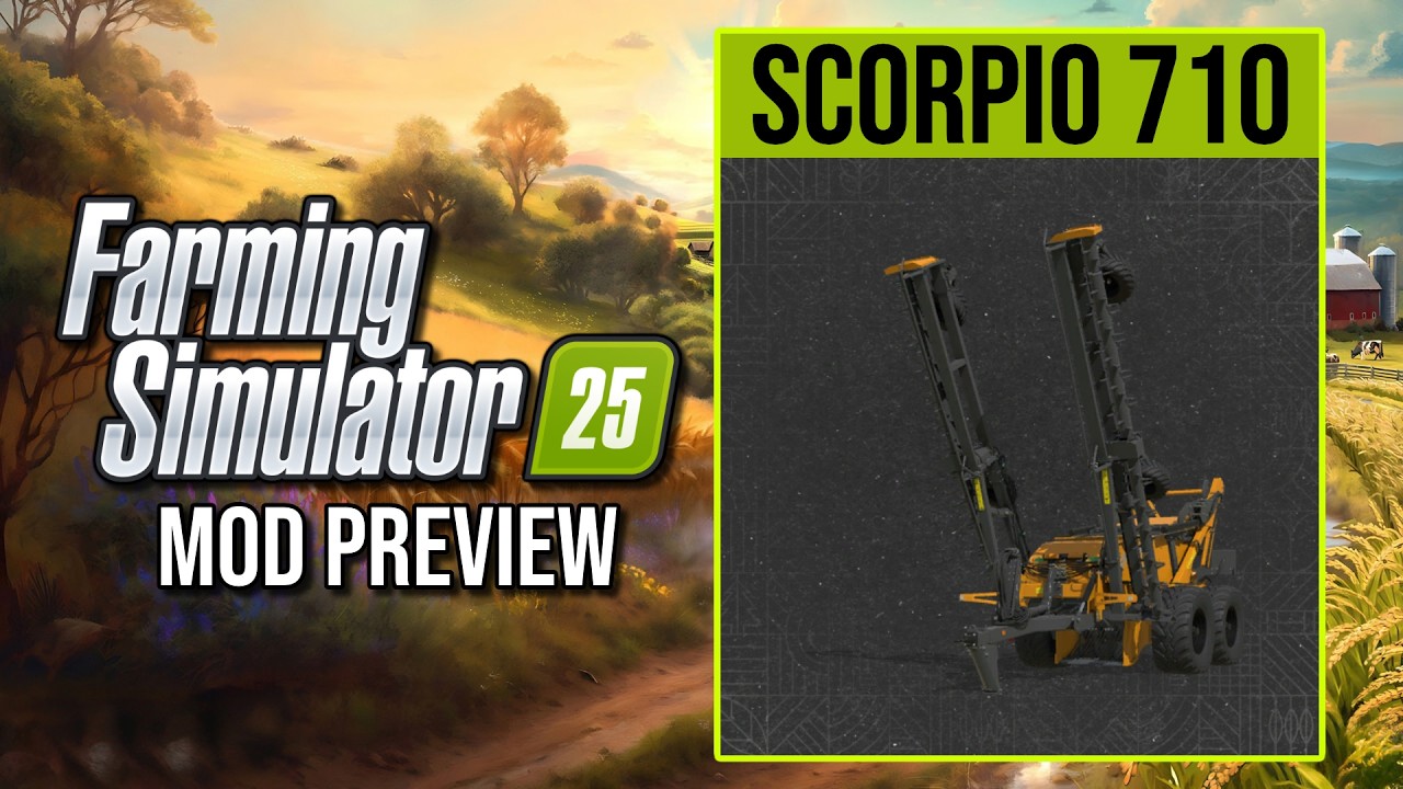 Mod Preview - ELHO Scorpio 710 (by BsM) | Farming Simulator 25