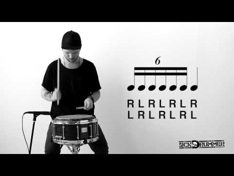 Sick Drummer Rudiment Series: 3. Single Stroke Seven