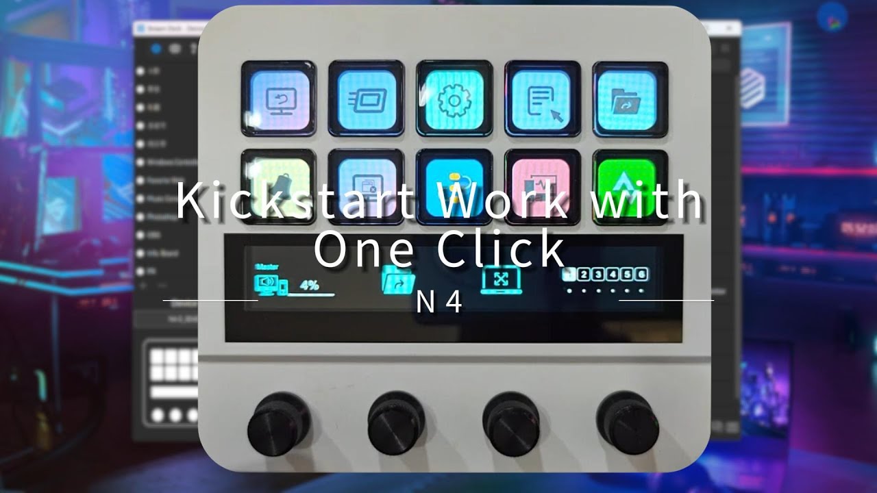 StreamDock - Kickstart Work with One Click