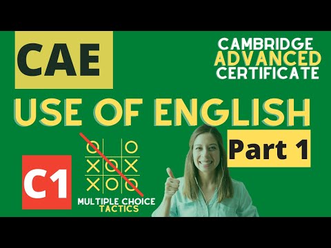 CAE Use of English Part 1 // Cambridge English: Advanced Use of English Part 1 [C1]