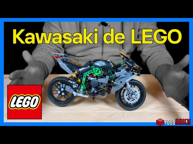 Vídeo relacionado con LEGO Technic Moto Kawasaki Ninja H2R Juguete de Construcción, Kit de Maqueta a Escala Coleccionable de Vehículo, Regalo para Niños y Niñas de 10 Años o Más 42170