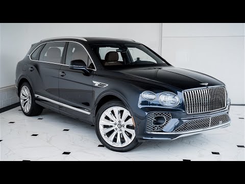 Dark Sapphire on Saddle 2023 Bentley Bentayga Extended Wheelbase Azure First Edition