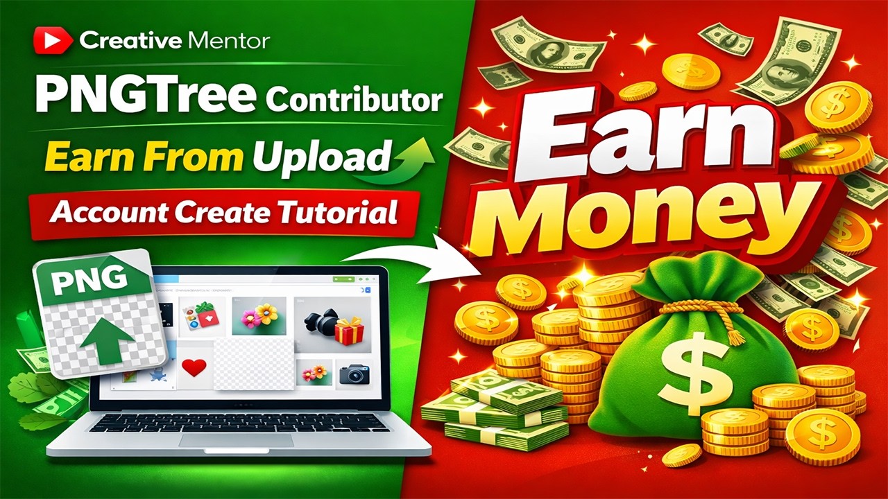 Cara Membuat Akun Kontributor PNGTree 2026 | Tutorial Langkah demi Langkah.