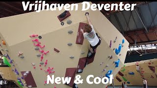Bouldering at new bouldergym Vrijhaven in Deventer #149