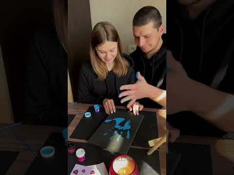 Набір для малювання Art Together подарунковий творчий комплект для дорослих і дітей | полотно, мольберт, фарби 3 кольора, - фото 1 - id-p3090793324