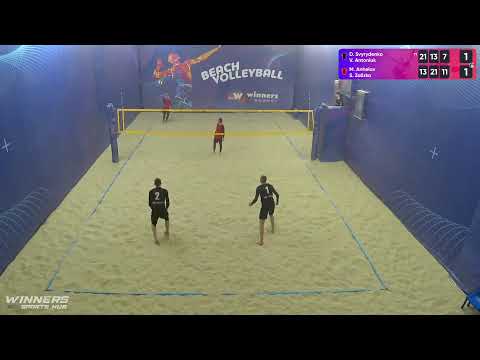 14:00 D. Svyrydenko / V. Antoniuk - M. Anhelov / S. Zalizko 08.02.2023 | Winners Beach Volleyball