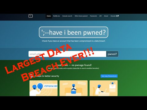 Largest Data Breach In History | Check If Your Email Is Compromised