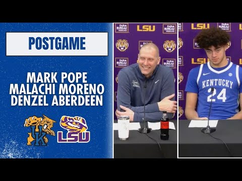 Mark Pope & Kentucky Players Recap Buzzer-Beating Win Over LSU
