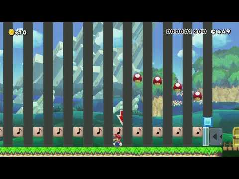 バグバス大爆笑2さらに増えました。 by ひっちゃん ~ World Record! - Super Mario Maker - Wii U - No Commentary 1bx